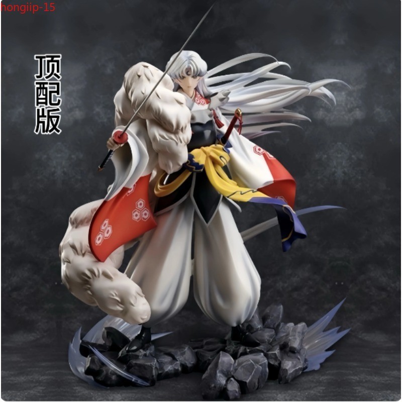 30cm Sesshomaru Inuyasha Anime PVC Figure Statue Collectible Model Ornament Gift