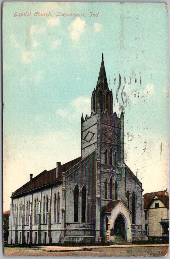 Logansport, Indiana Postcard 