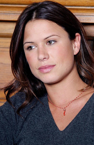 Actress Rhona Mitra for The Practice 8th season at Raleigh Studios- Old Photo 1