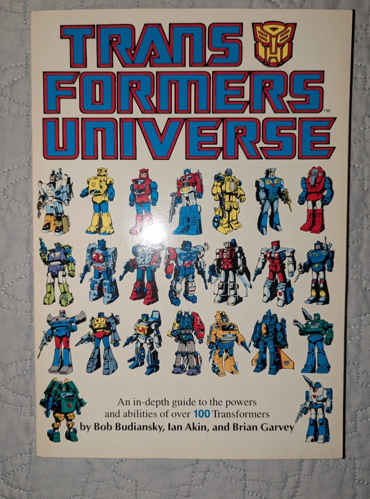 Transformers Universe Vol 1 Book 1987 Marvel Comics Guide Bob Budiansky G1
