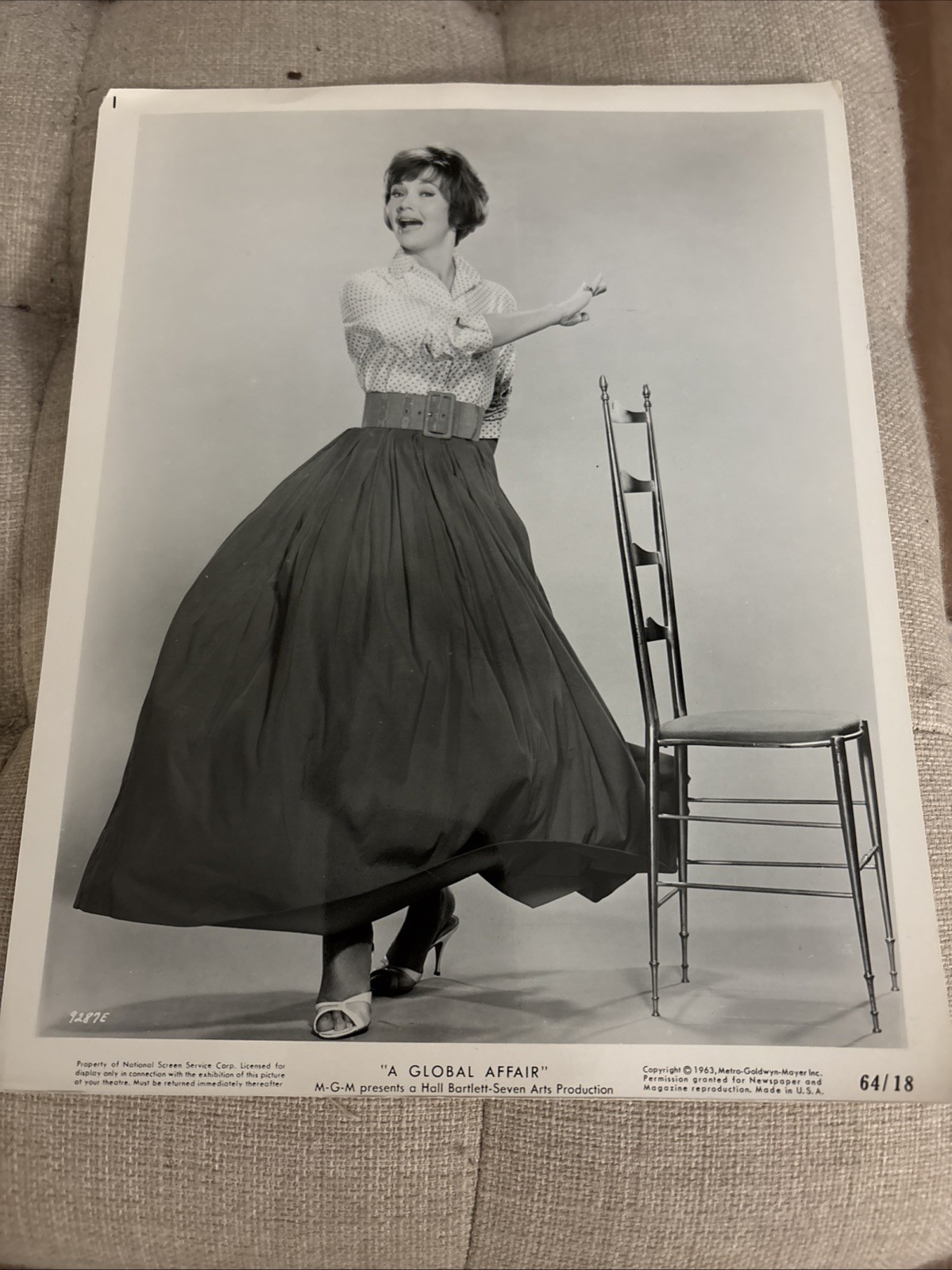 Liselotte Pulver Swiss Actress 8 x 10 Vintage Original Hollywood PHOTO 1964