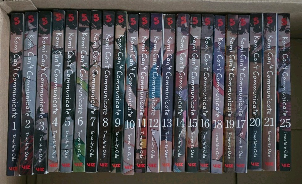VIZ Komi Can\'t Communicate Manga Set Vol 1-21 Tomohito Oda English SC