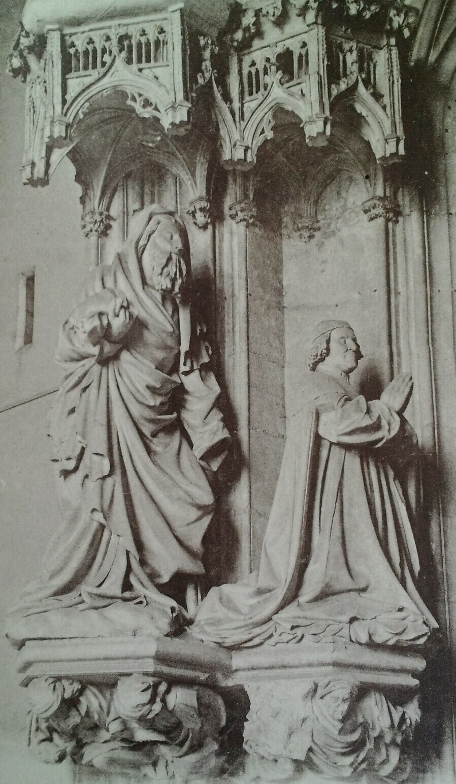 Dijon France Antique Postcard Early 1900s Rare Champmol Saint John Philipus Bold