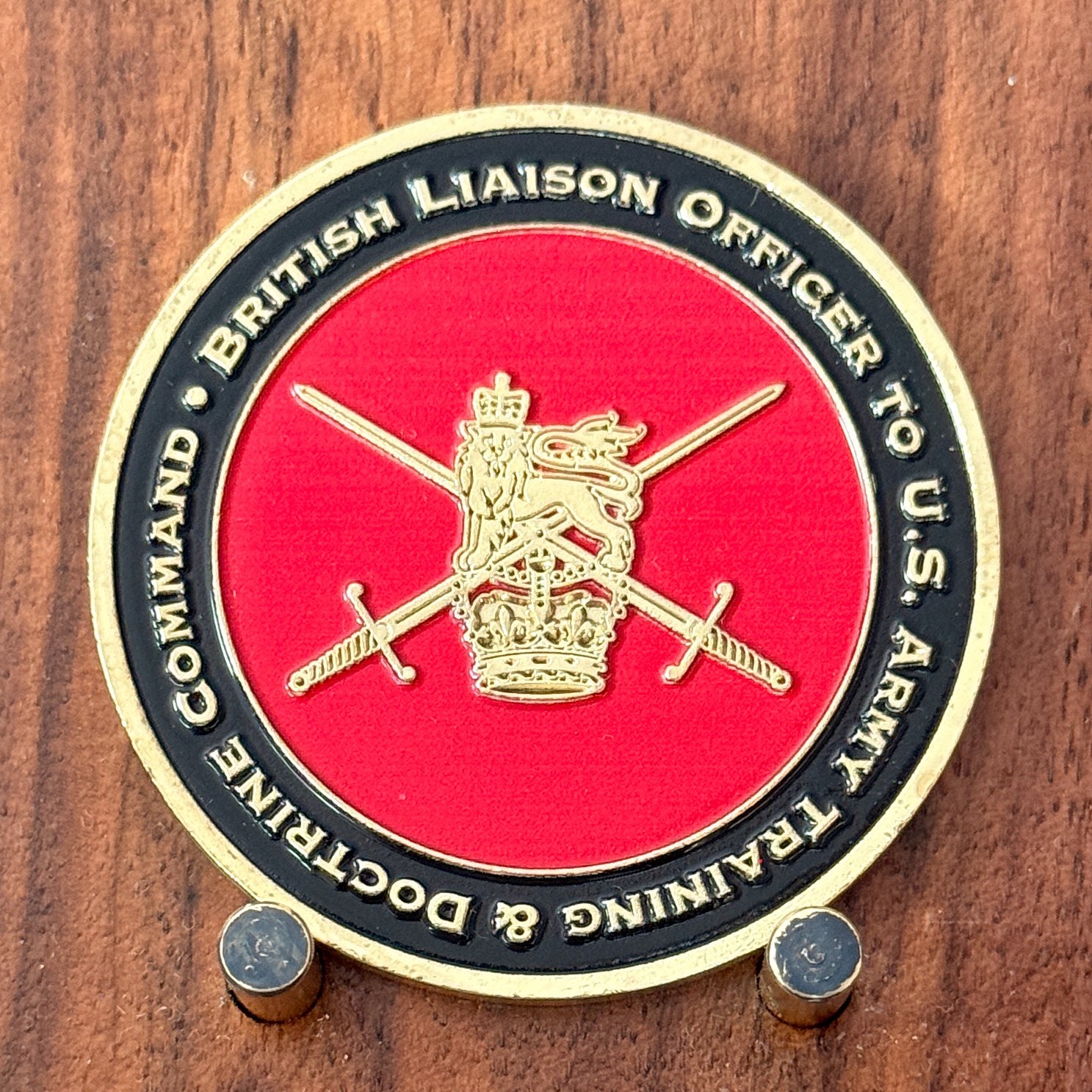 British Liaison Officer US Army Training Command Challenge Coin  W#25