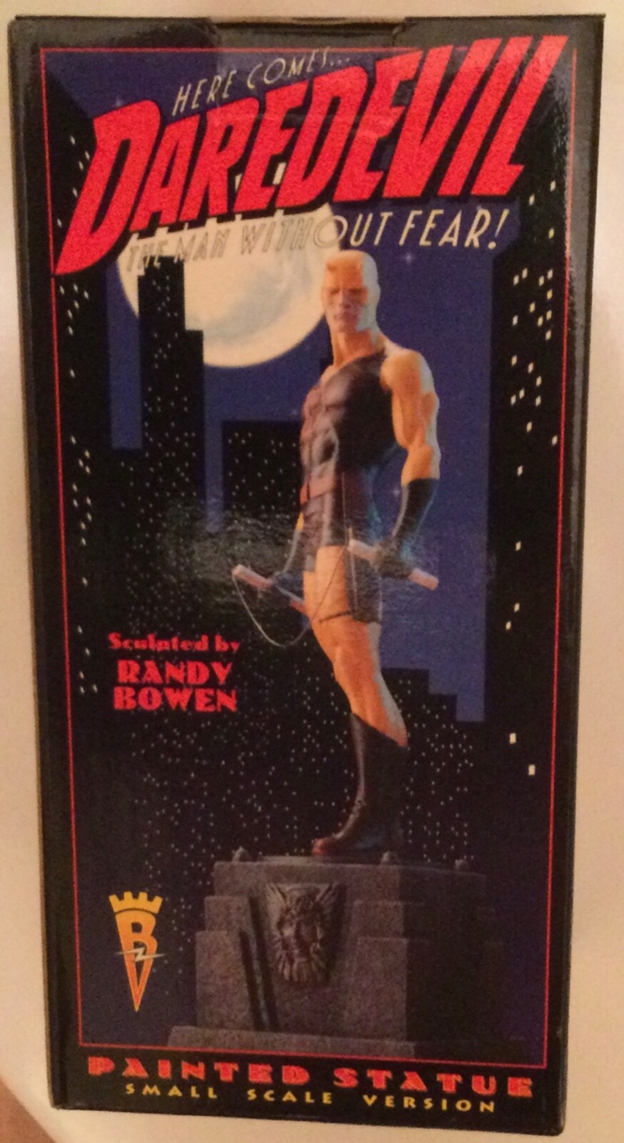 Bowen Marvel Daredevil Statue Classic YELLOW Costume 1961/2000 - **NEW IN BOX**