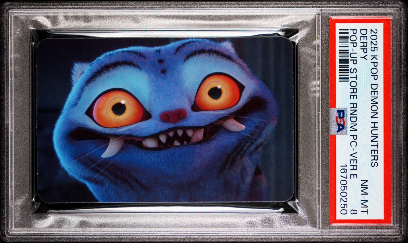 Derpy 2025 K-Pop Demon Hunters Seoul Pop-Up Store Version E PSA 8 Pop 1