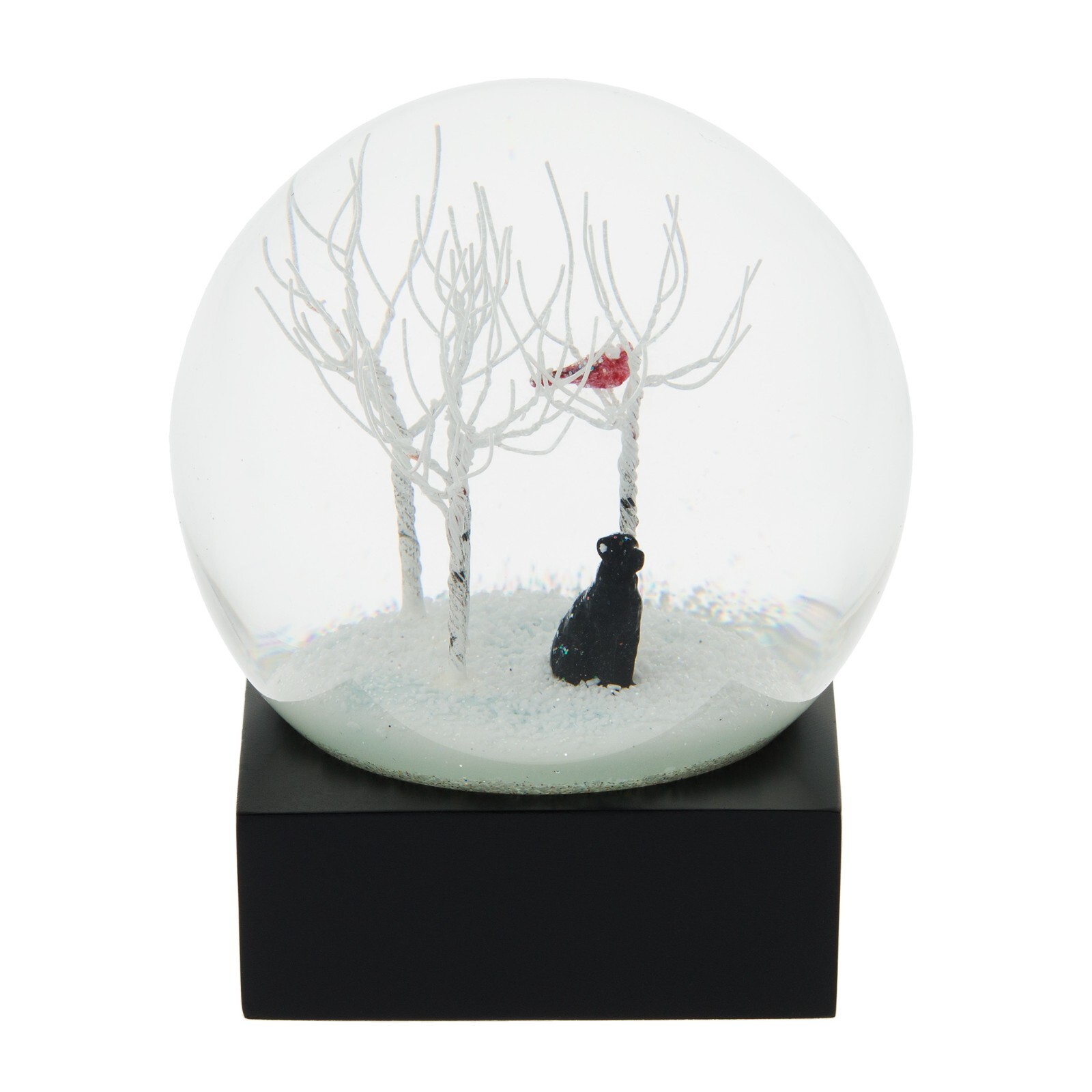 Black Labrador Retriever in Woods Snow Globe by CoolSnowGlobes - Dog Home Décor