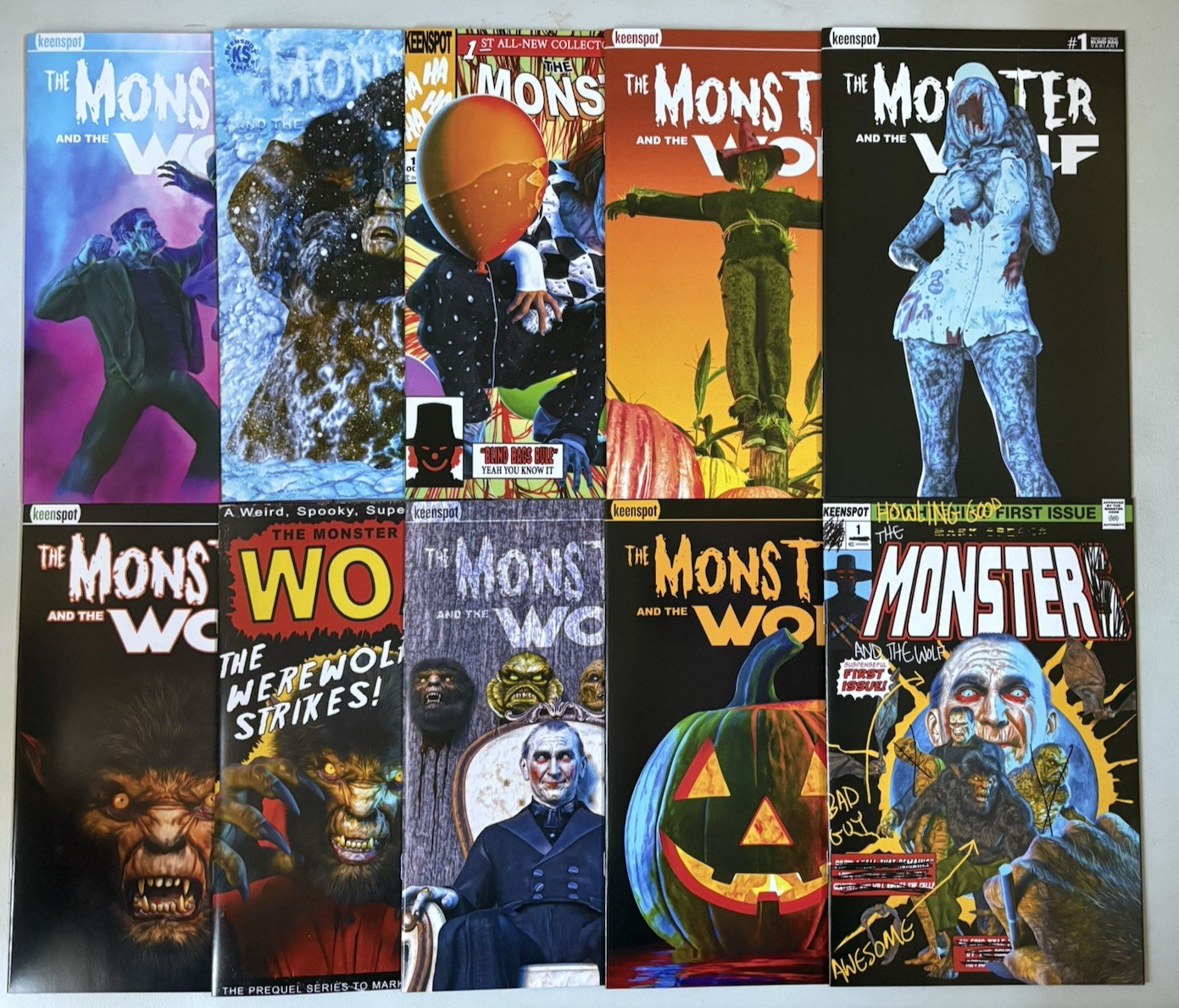 THE MONSTER & THE WOLF #1 - (10 COMIC LOT) (KEENSPOT COMICS) 2025