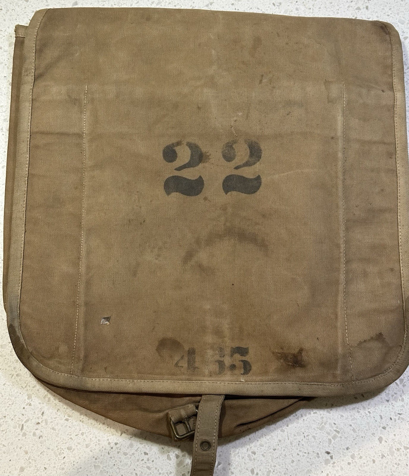M1898 Spanish American War 22nd Infantry Haversack (Blanket Bag) Larger Version.