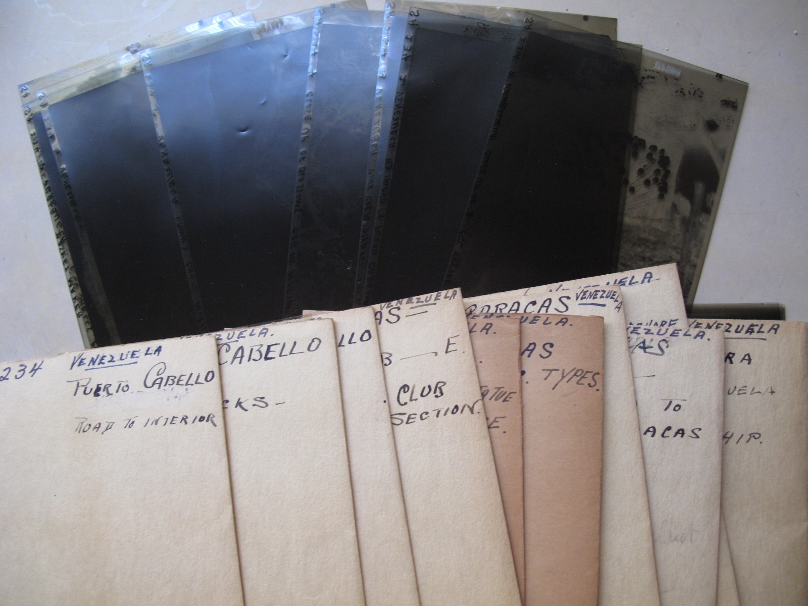1935 Caracas  VENEZUELA  71  Film 3x4 Negative Historic Photo Lot