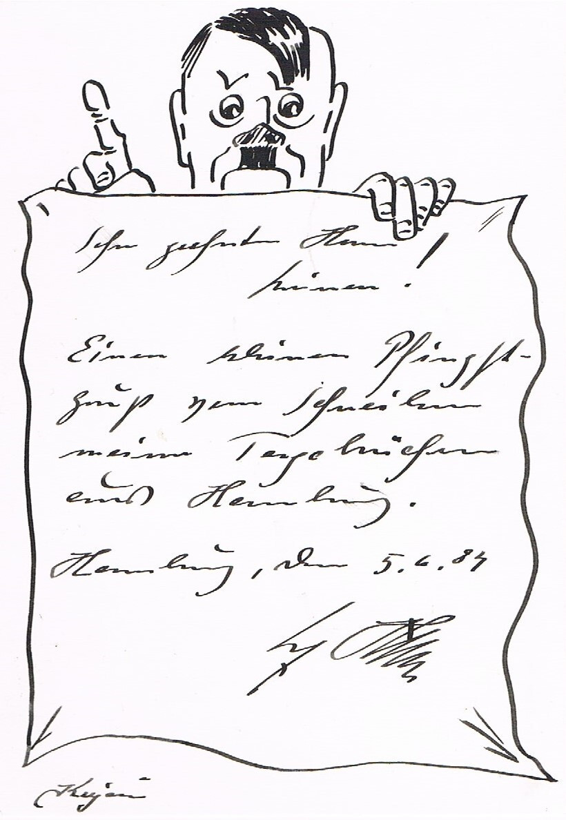 Hitler Diaries AUTOGRAPHS Konrad Kujau 1928-2000 & Gerd Heidemann 1931-2024