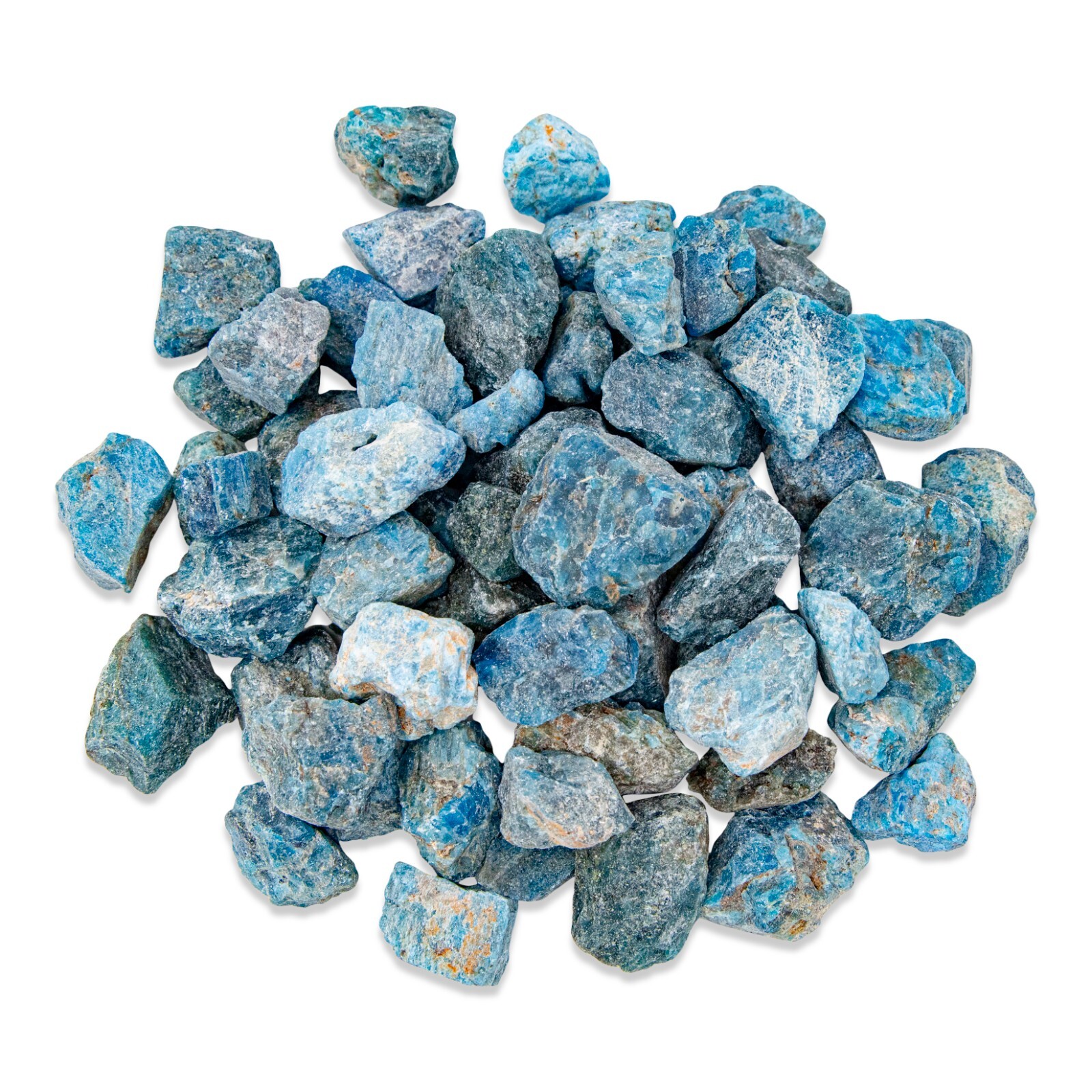 Raw Blue Apatite Crystal - Bulk Wholesale Rough Stones - Amazonite Gemstone