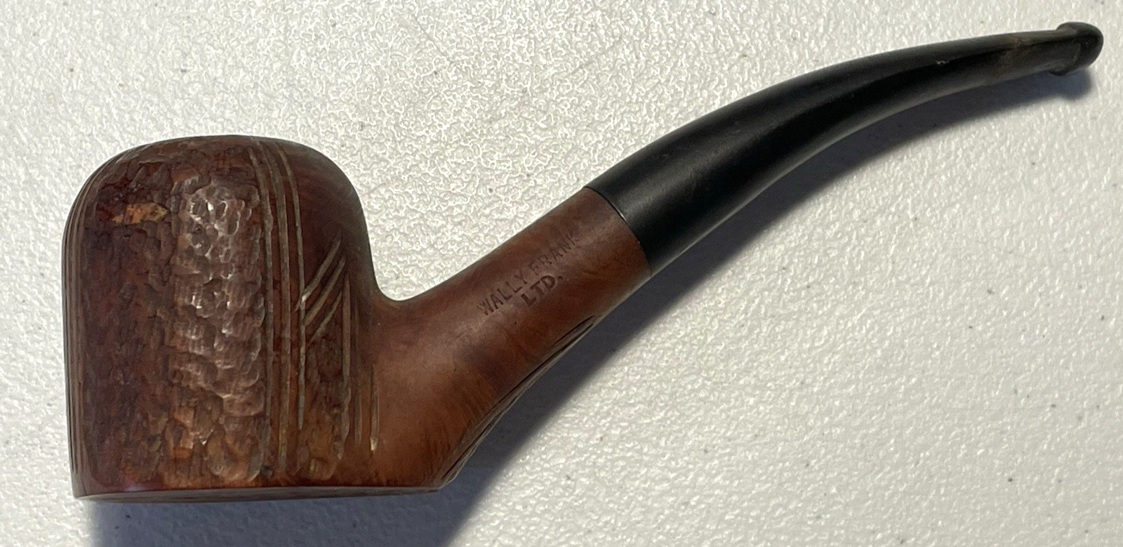 Vintage Wally Frank LTD. Estate Pipe Bent Imported Briar Made in Italy