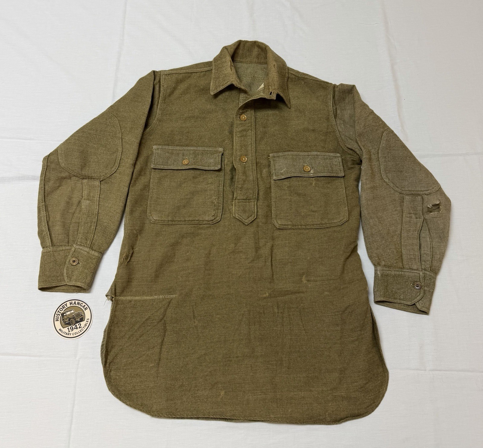 Original WWI US Army Wool Shirt AEF