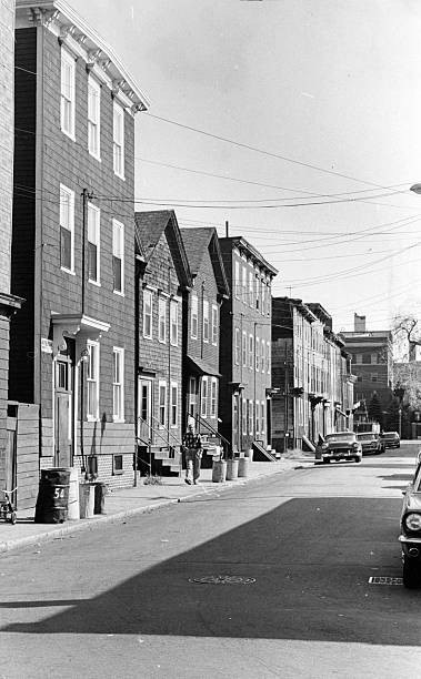Street in the South Boston neighborhood of Boston Oct 15 1966 Old Photo