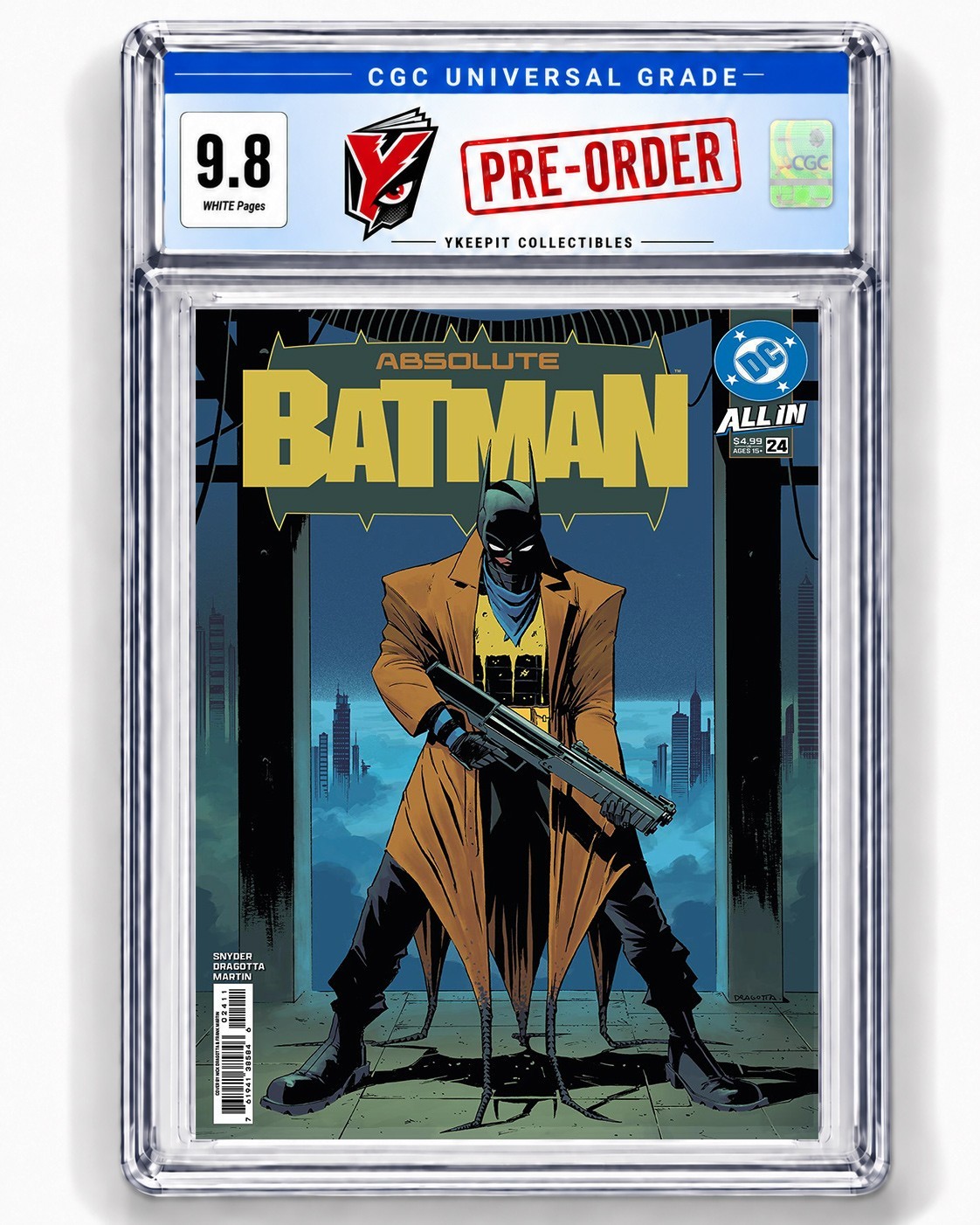 Absolute Batman #24 CGC 9.8 1st Print Cover A 🔑 Dragotta DC 9/23/2026 PRESALE