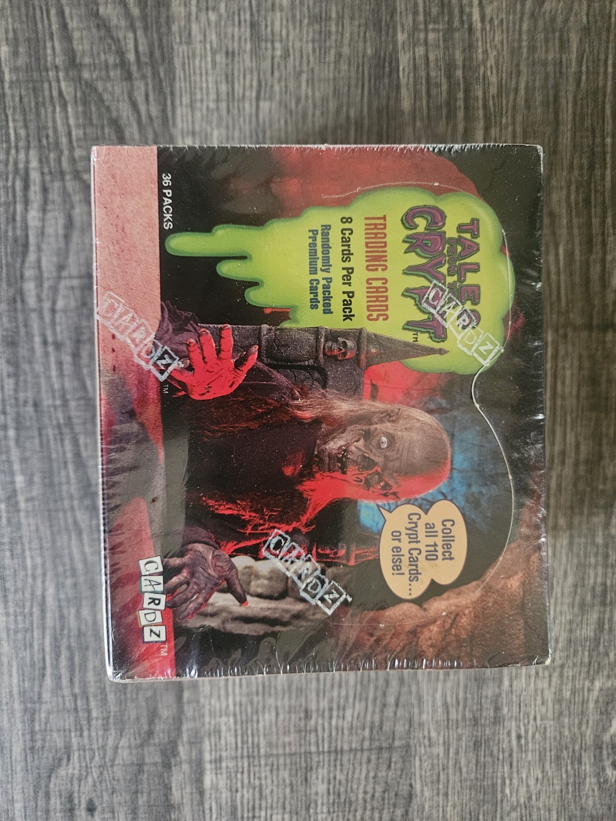 Vintage 1993 TALES FROM THE CRYPT Factory Sealed CARDZ Box of 36 Packs of Cards