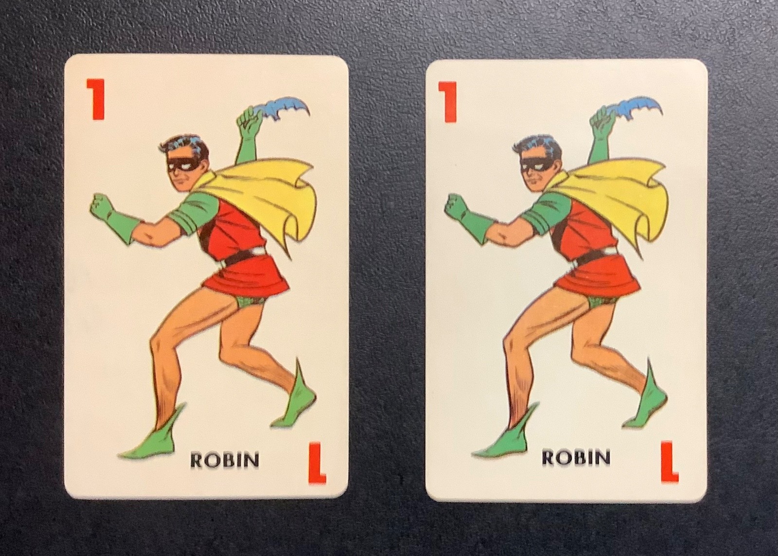 VINTAGE 1966 IDEAL ROBIN ROOKIE CARD “RED BACK VERSION”  RARE RC