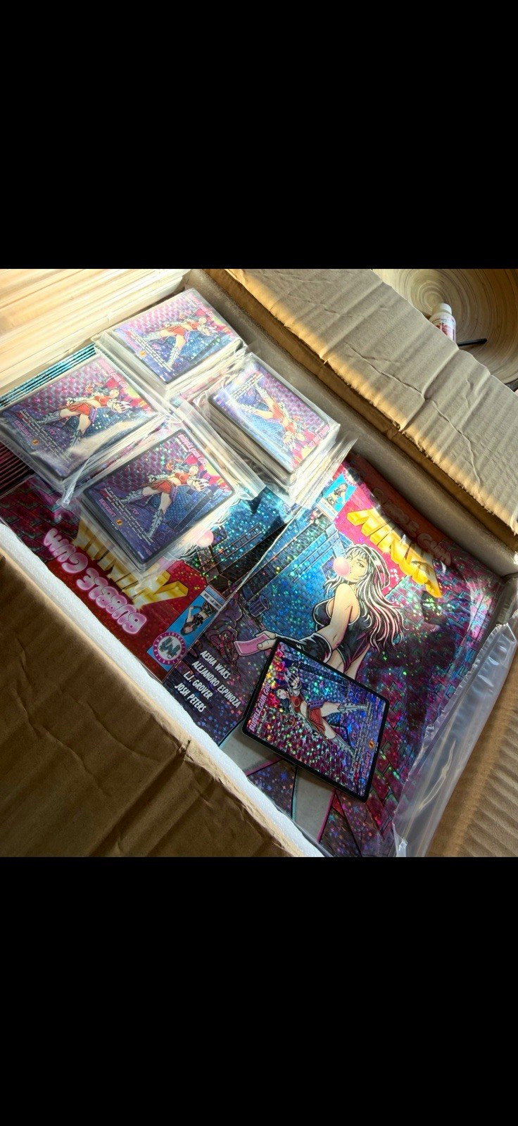 Inked Knight Bubble Gum Ninja Non-Sport Card POP #1/3 2024 Bubble Gum Girl