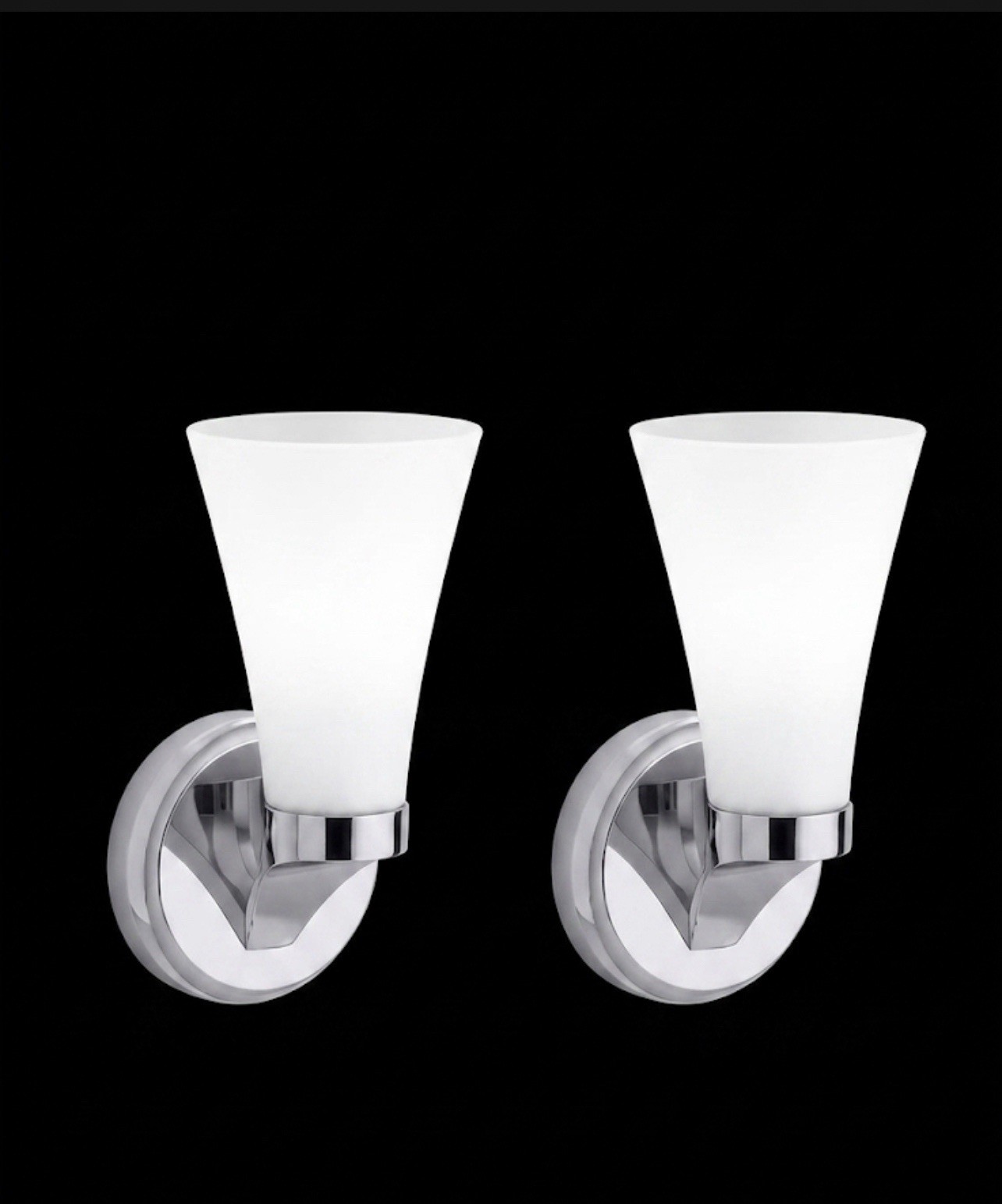 Lot Of 2 Pieces KOHLER Simplice 1 light Sconce - Polished Chrome 26846-SC01-CPL
