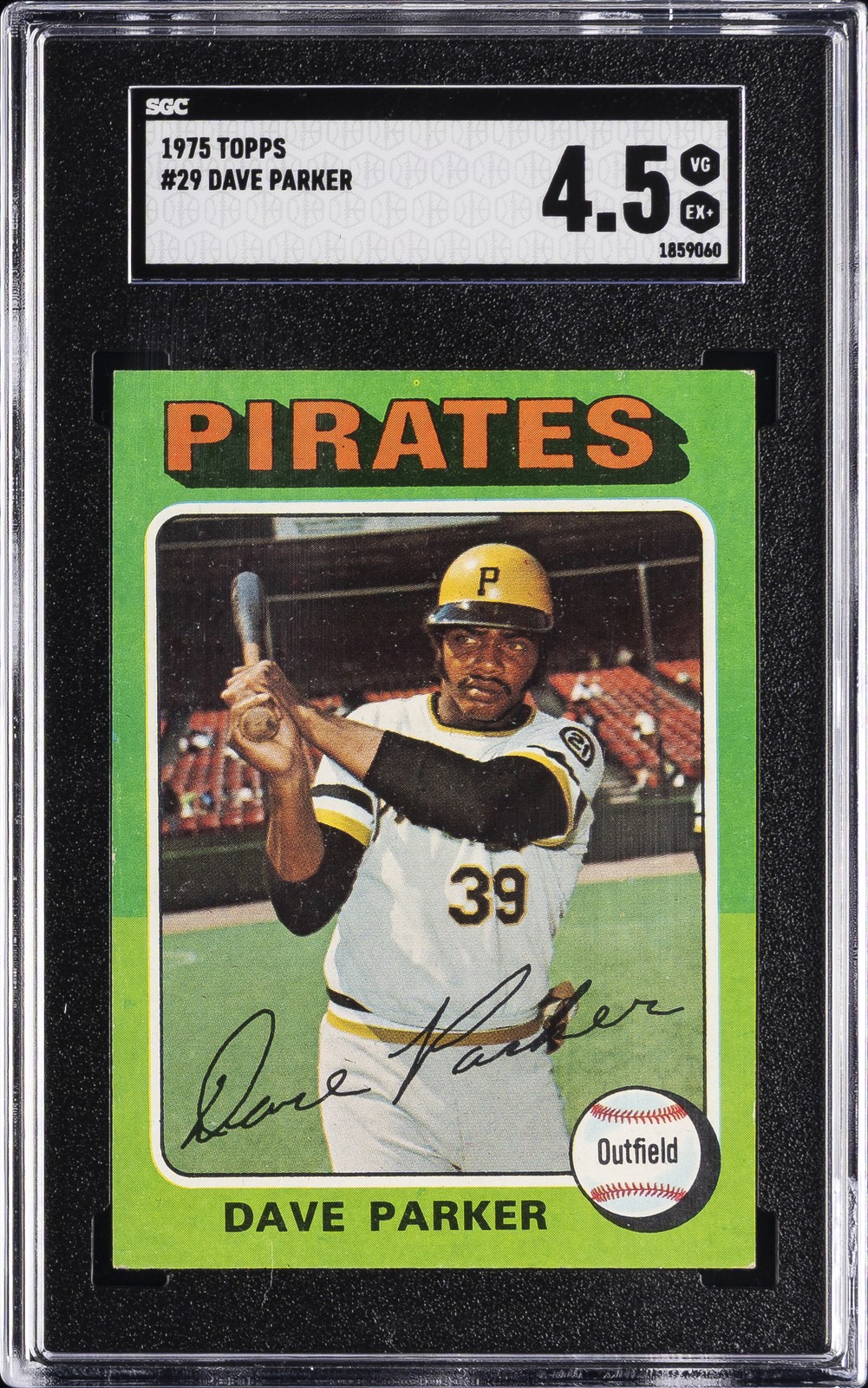 1975 TOPPS #29 DAVE PARKER SGC 4.5