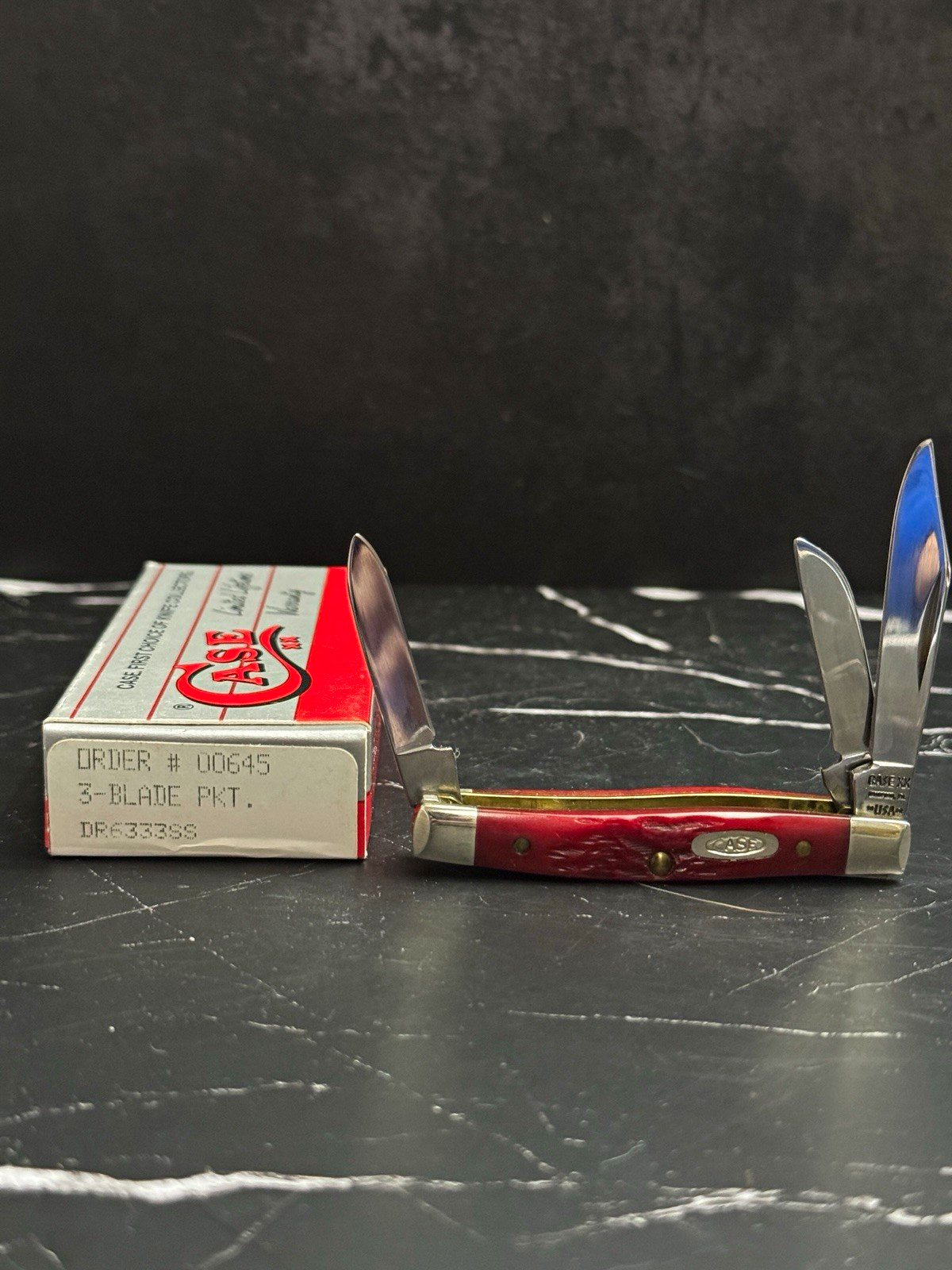 Vintage 1988 Case XX Pocket Knife  New in Box (NIB) w/ Paperwork  Mint Condition