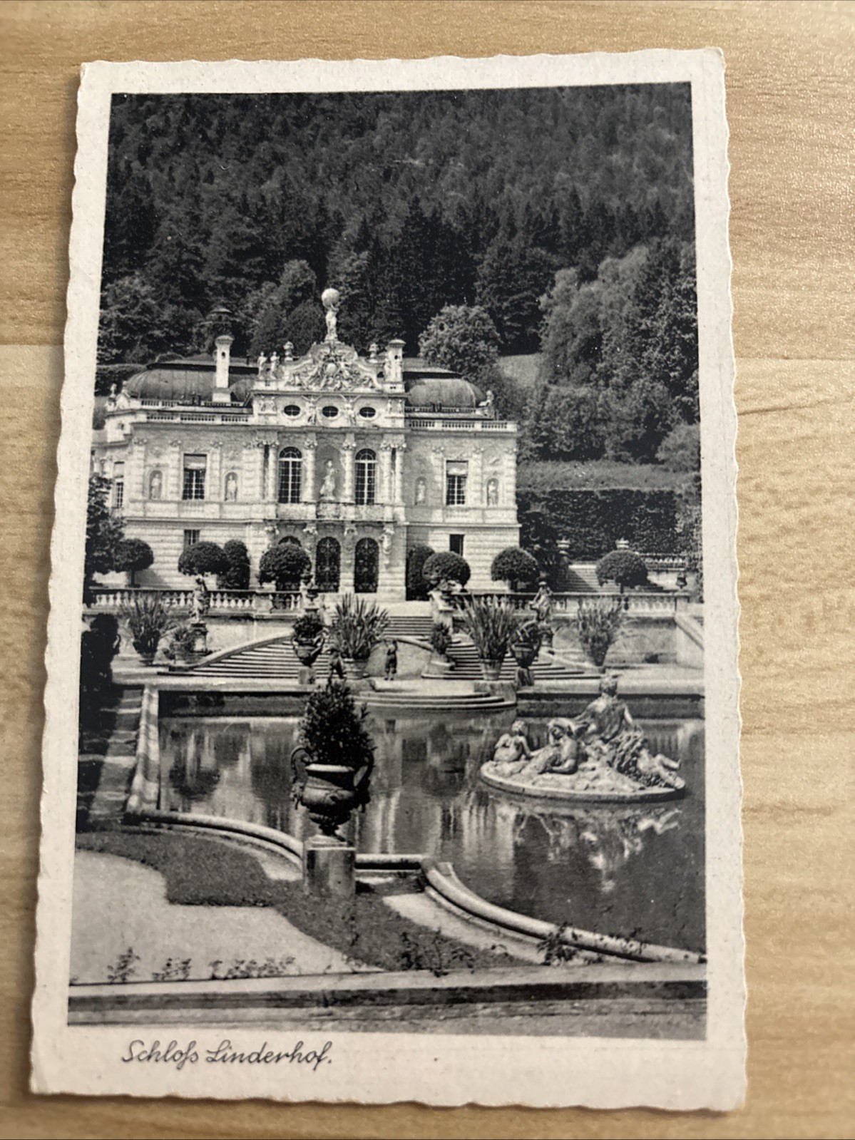Vintage Early 1900’s Postcard, Schloss Linderhof Palace, Germany