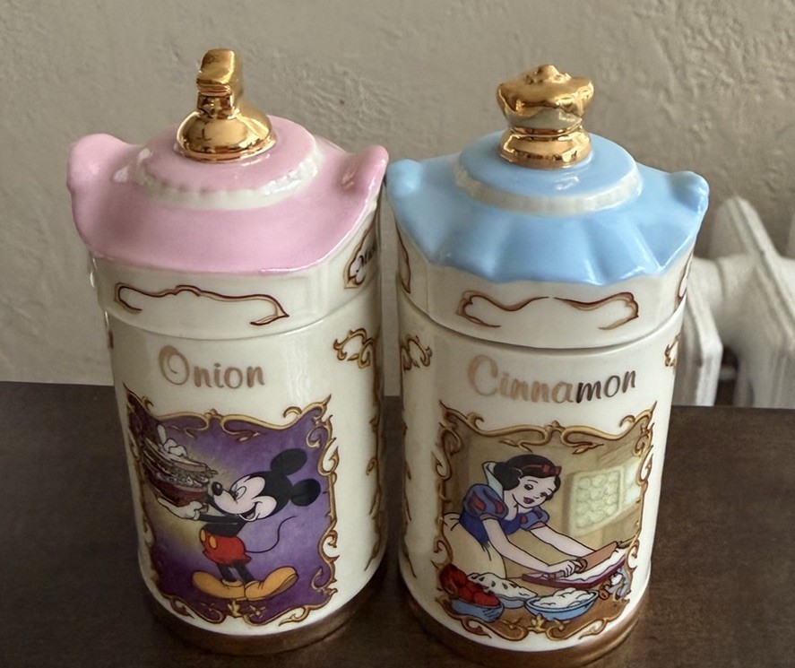 LENOX Walt Disney SPICE JARS