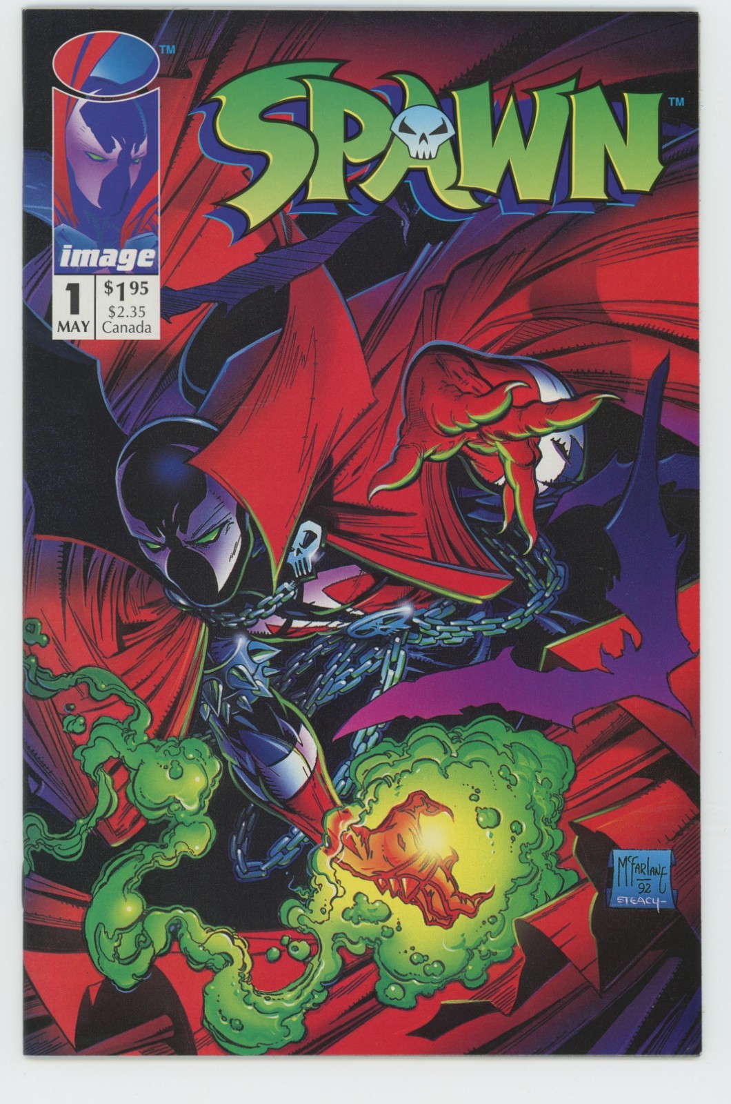 Spawn #1 (May 1992, Image Comics) Key 1st Appearance Spawn - Todd McFarlane Art