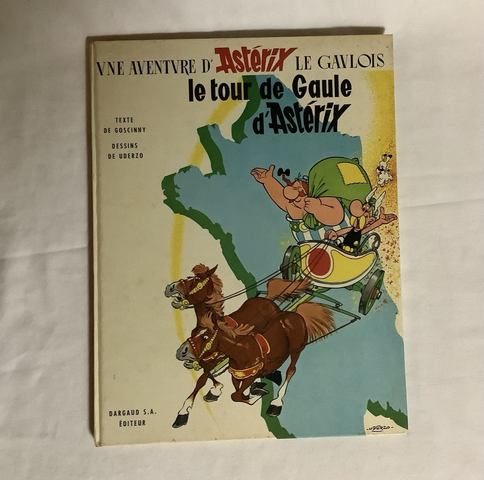 Asterix Le Tour de Gaule Dargaud Goscinny Uderzo Hardcover Comic French 1968