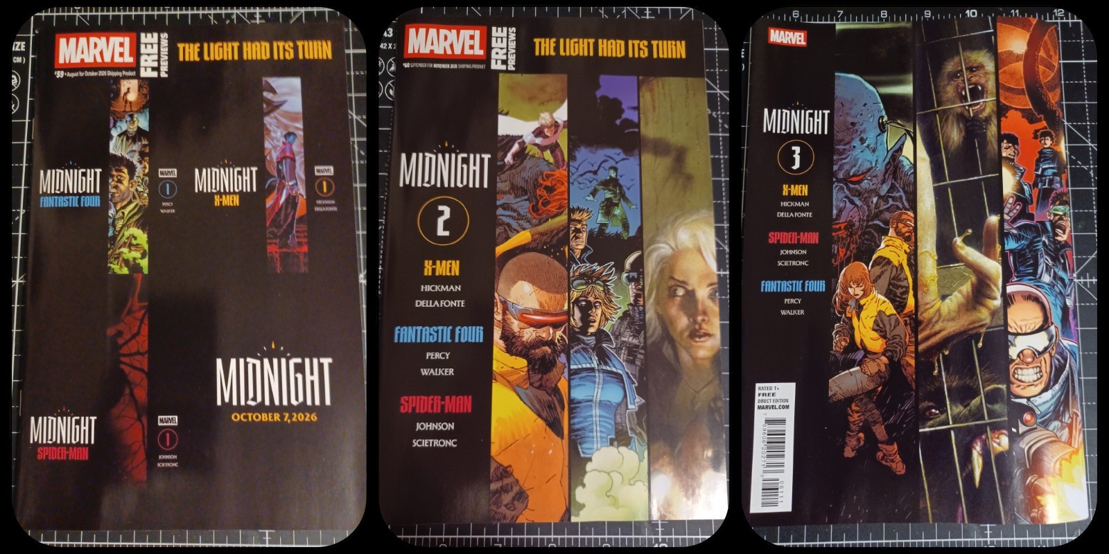Marvel Previews 59 60 61 All 3 Midnight Title Previews For Issue 1 2 & 3