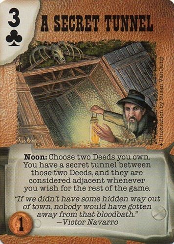 A Secret Tunnel - Mouth of Hell - Doomtown CCG