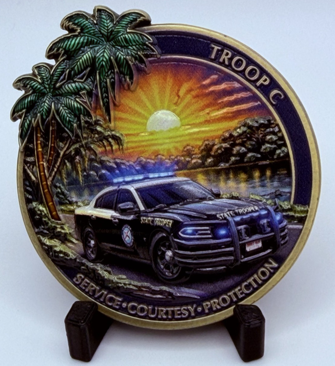 🔥 Sought After Florida Highway Patrol (FHP) Troop C Challenge Coin
