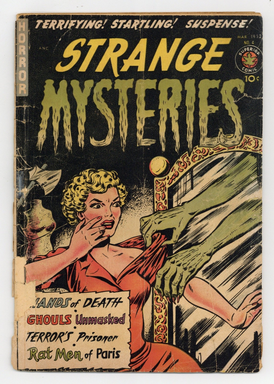 Strange Mysteries #4 FR/GD 1.5 1952