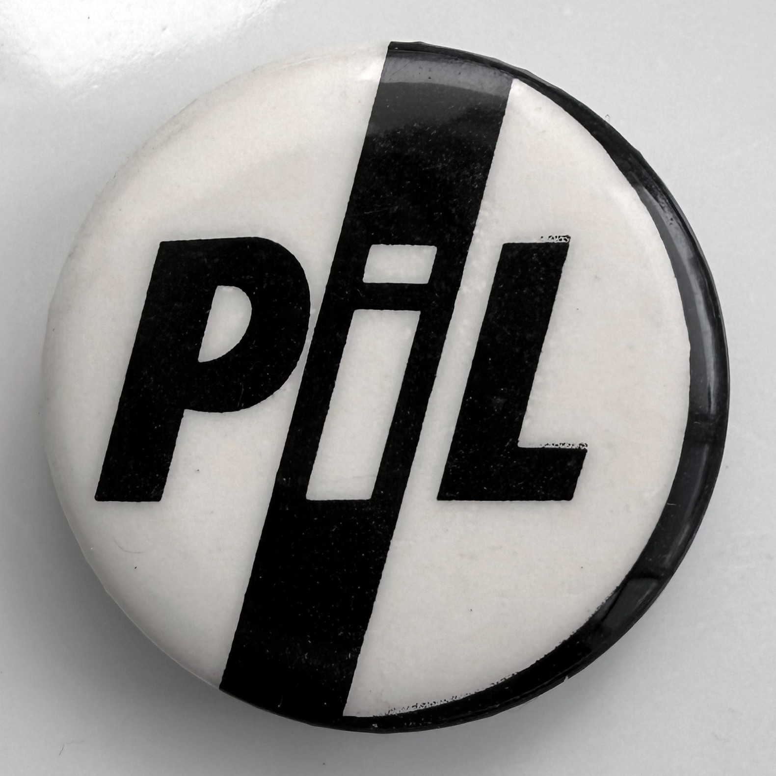 RARE Vintage 1979 PIL Public Image Ltd button promo pin badge punk John Lydon 1\