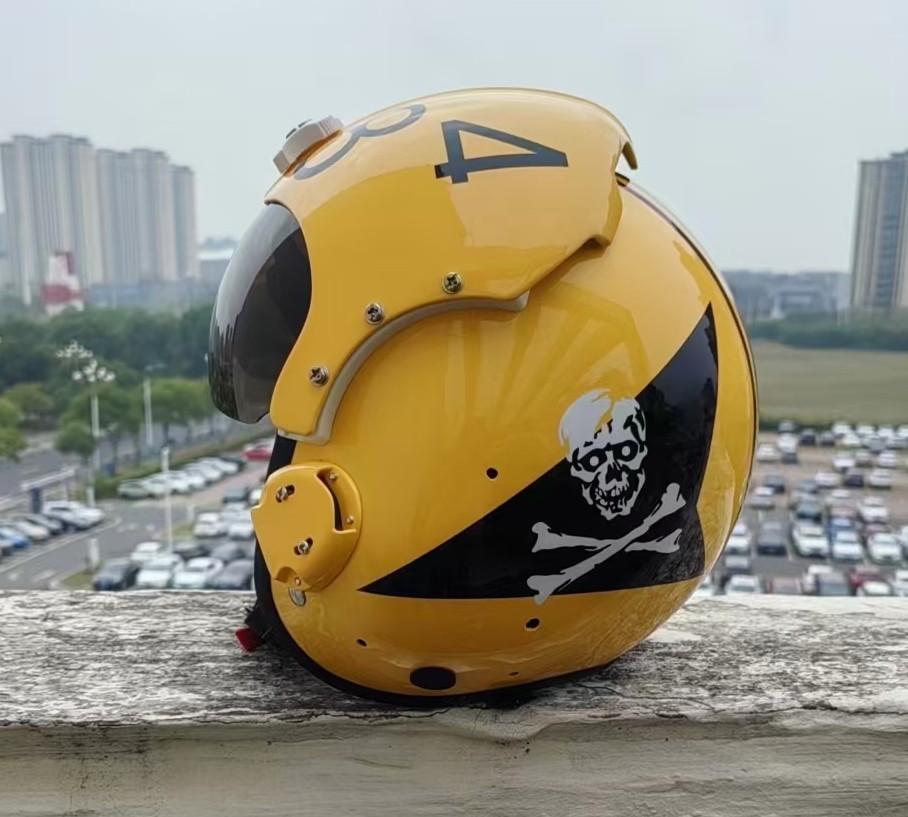 FULL SIZE VF-84 JOLLY ROGERS  HGU-33 FLIGHT HELMET NAVAL AVIATOR USN REPLICA 1:1