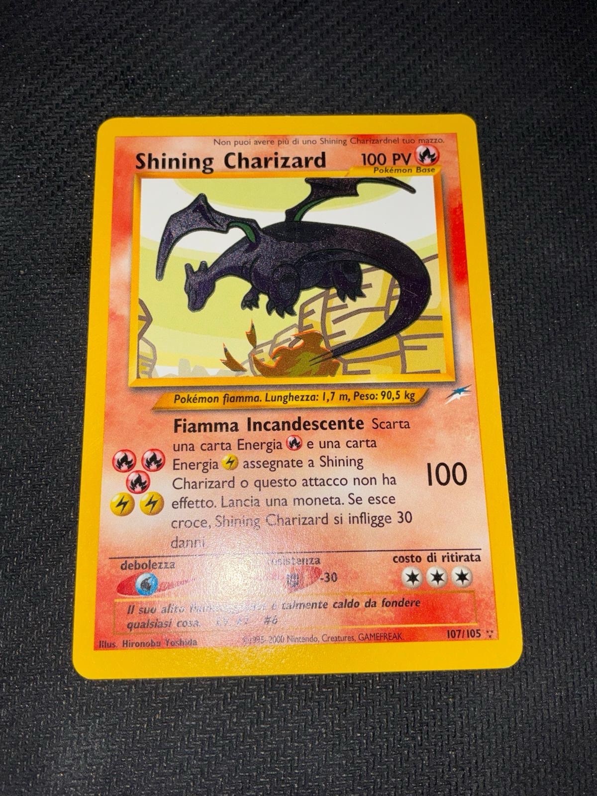 Pokemon - Shining Charizard - 107/105 - Neo Destiny - Holo Rare - No Shining