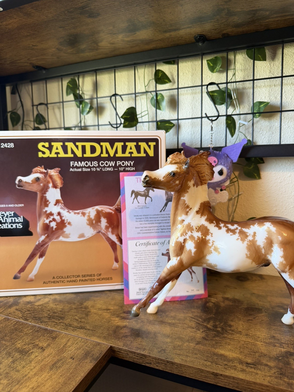 Breyer - Sandman GLOSSY w/ OG Box & COA   - Only 750 Made - VINTAGE CLUB