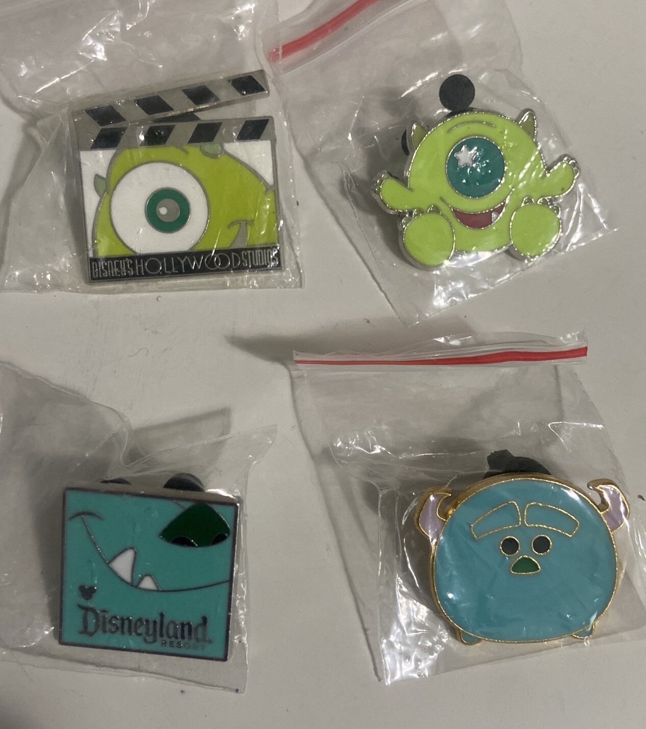 Disney Monsters Inc Pixar  MIKE SULLY Pin Lot .