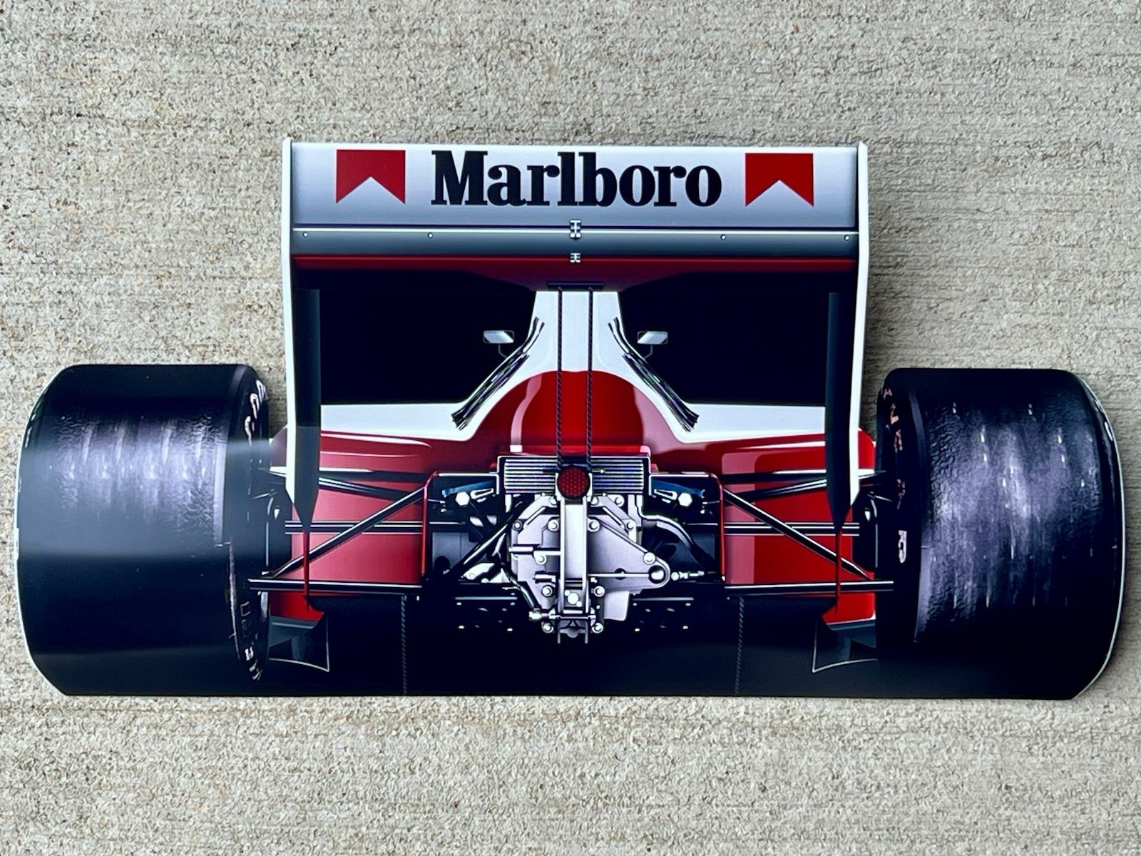 WOW FORMULA 1 F1 Race Car Curved Wall Art