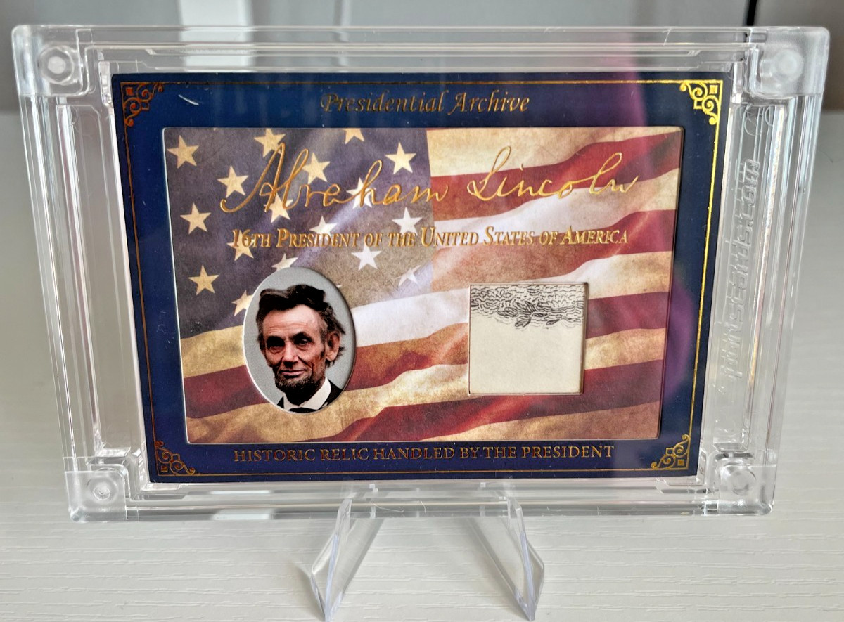2025 POTUS A Word From the President Abraham Lincoln Handwritten Word Rare Ink