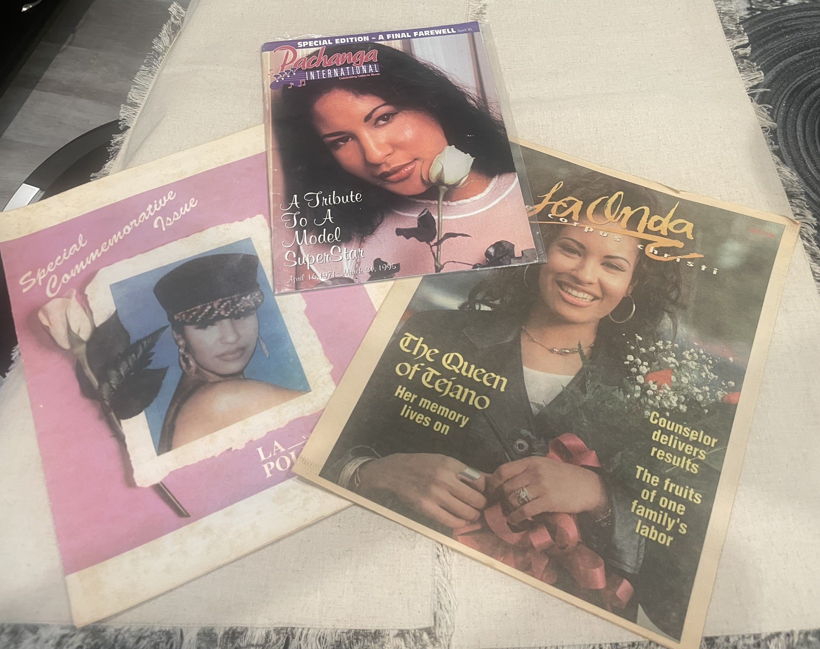 Selena Quintanilla Memorabilia, April 1995-96 Rare magazine LOT 