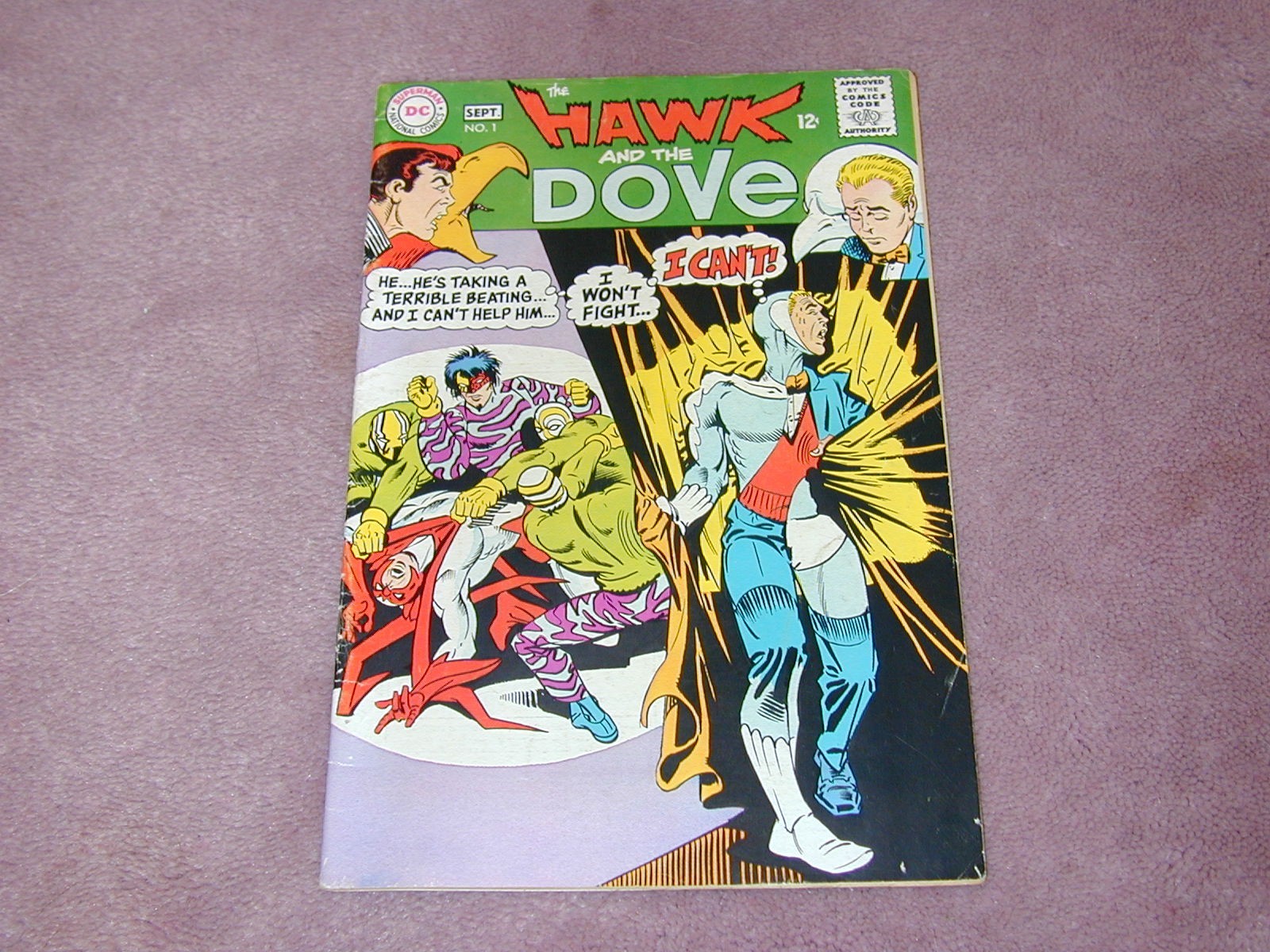 The Hawk and the Dove comic # 1, by DC Comics 1968