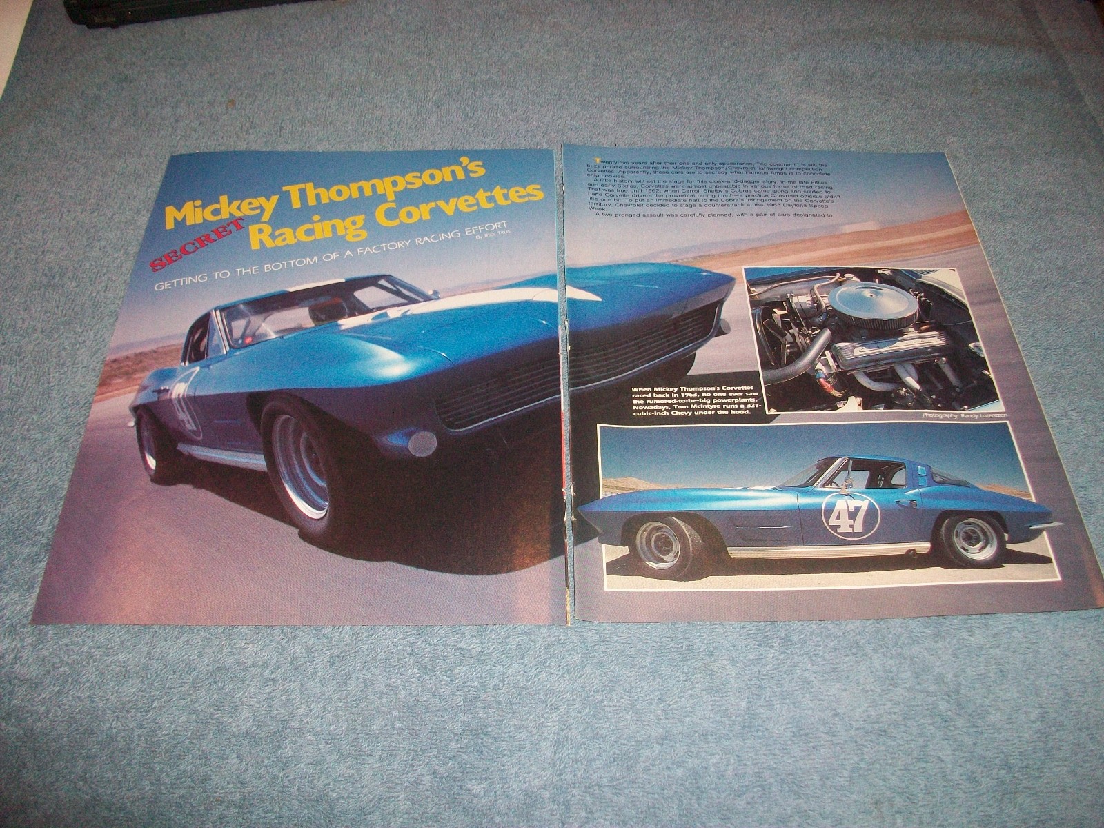 1963 Corvette Coupe Race Car Article \