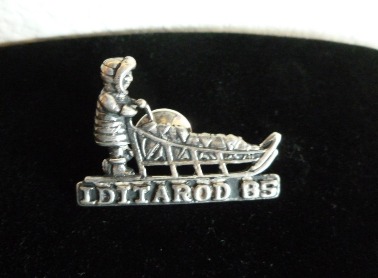 Vintage 1985 Alaska Iditarod Sterling Silver Numbered Limited Collector Pin