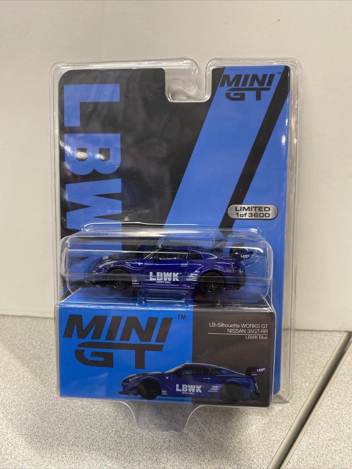 Minigt Liberty Walk LB-Silhouette WORKS GT NISSAN 35GT-PR  LBWK blue
