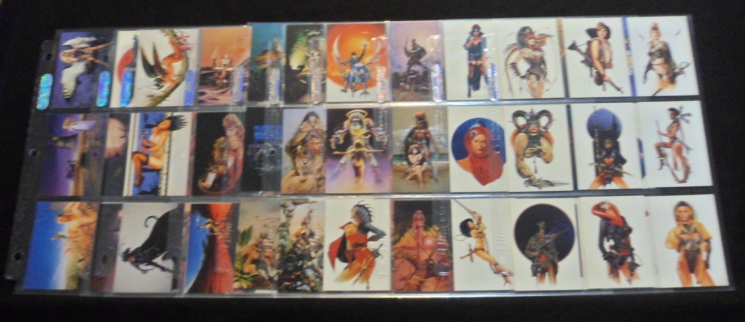 1994 FPG Chris Achilleos Series Two COMPLETE SET of 90 Base Trading Cards (1-90)