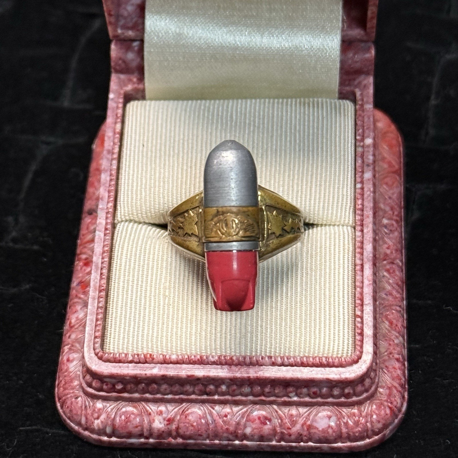 1947 Lone Ranger Atomic Bomb Spinthariscope Ring Kix Cereal Premium Vintage