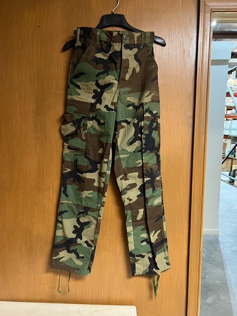 U.S. G.I. Hot Weather Field Trousers, Woodland, Unused. Medium/ Long