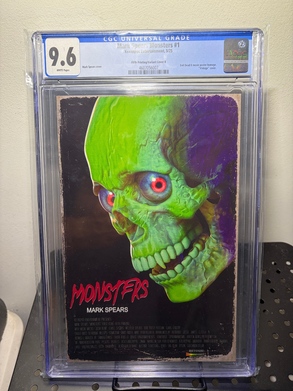 Mark Spears Monsters #1 (2025) CGC 9.6 5th Print Cvr B Evil Dead Homage Ltd 1:20